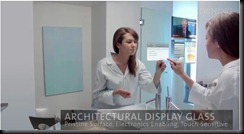 Architectural touch screen surfaces