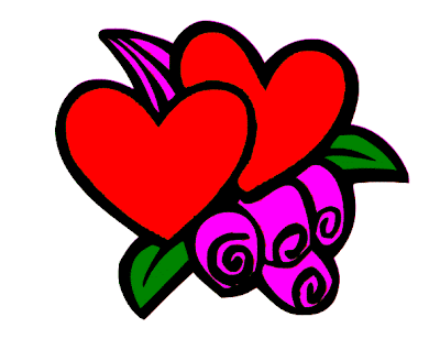 coloring pages of hearts with roses. coloring pictures hearts