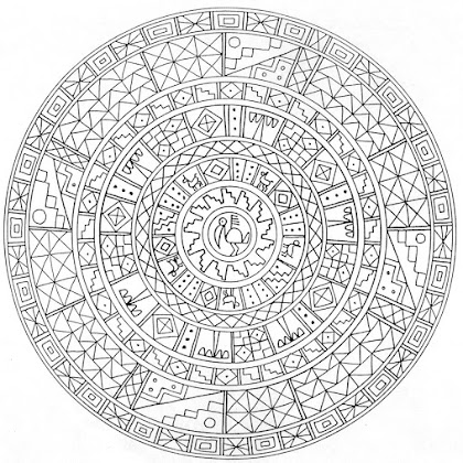 HD Flower Mandala Coloring Pages Drawing