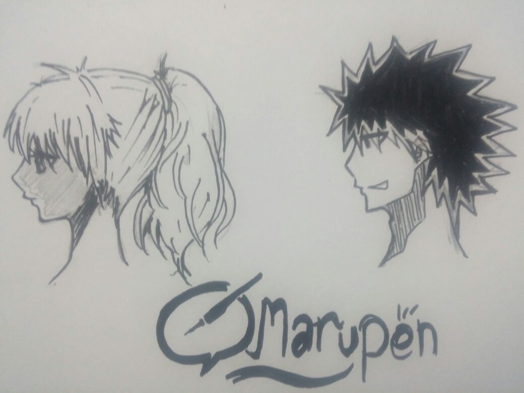 Gambar Sketsa Wajah Tampak Samping