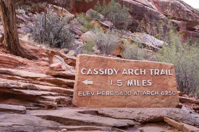 Cassidy Arch Trail, Capitol Reef National Park
