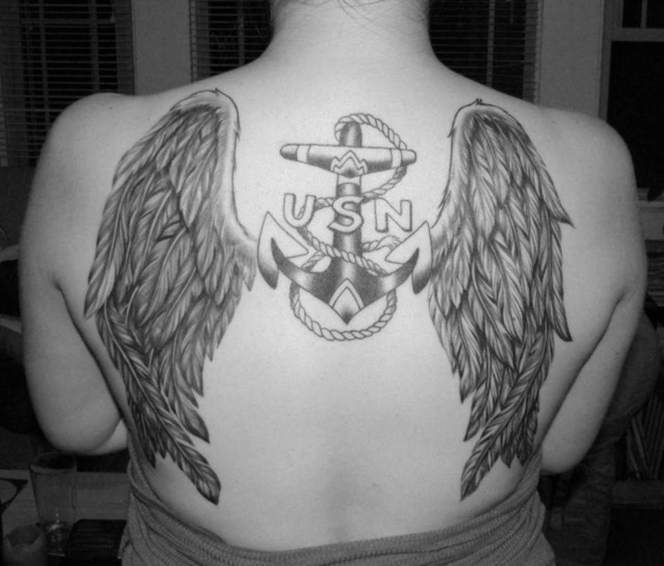 Angel Wings Tattoo Designs For Girls