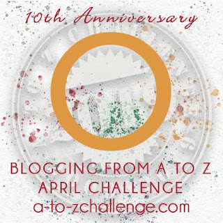 #AtoZChallenge 2019 Tenth Anniversary blogging from A to Z challenge letter O