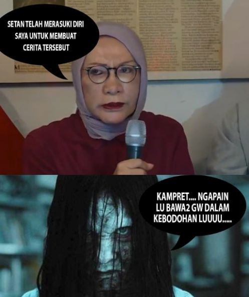 10 Meme 'Ratna Sarumpaet' Babak Belur Ini Kocaknya Sungguh Mengedjoetkan