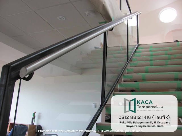 Jual Railing Kaca Tangga Balkon Bogor Murah