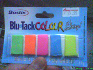 Yipiiii!!! Blu-Tack Colour!!!