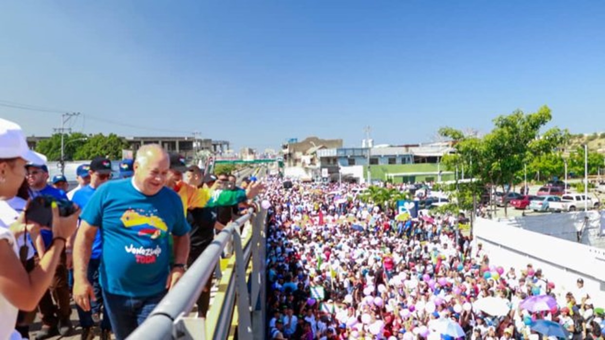 Diosdado Cabello: Detrás del gobierno de Guyana está EEUU