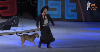 ¡El perro que conquistó el escenario de Cosquín con su baile!