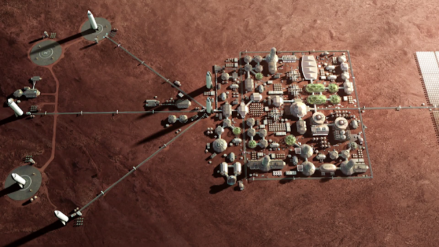 SpaceX Mars City - mid-size