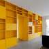Flat Yellow Renovation shelf and wardrobe