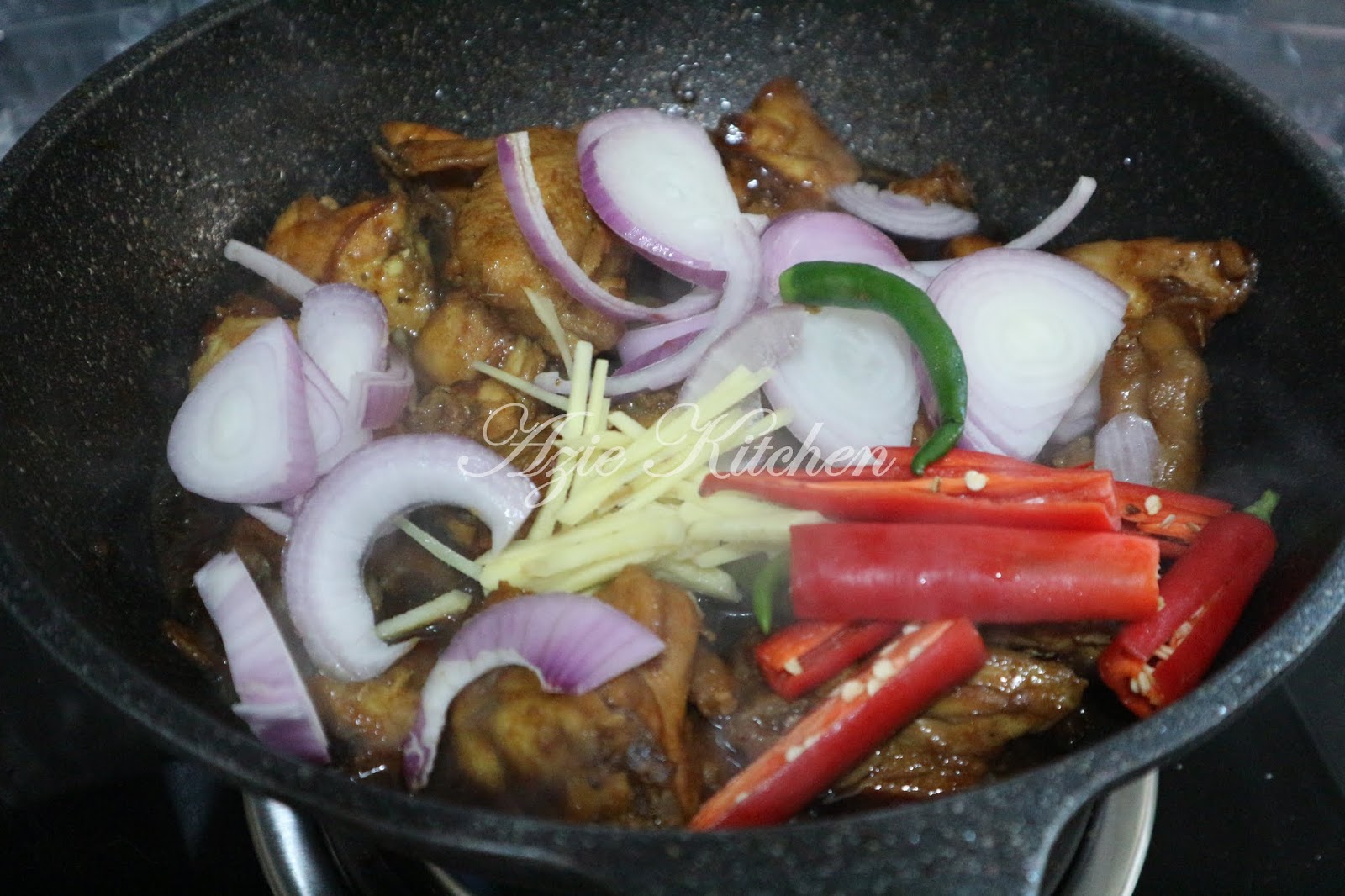 Ayam Goreng Masak Halia - Azie Kitchen