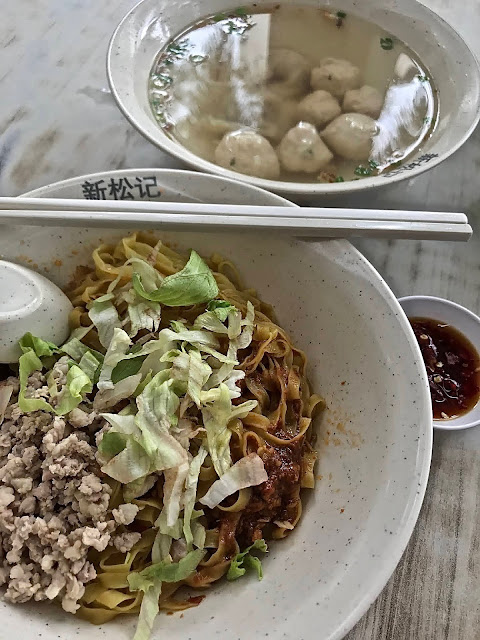 Sin Song Kee Teochew Fishball Noodle - mee pok