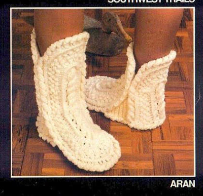 knitted boots