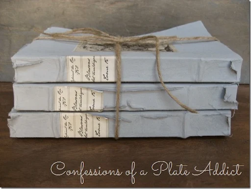 CONFESSIONS OF A PLATE ADDICT Restoration Hardware Inspired Vintage Book Bundle