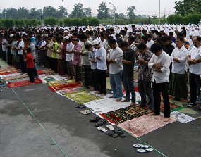 TKI TAIWAN SHOLAT IDUL FITRI