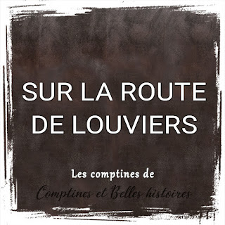 Sur la route de Louviers, Paroles de la comptine pour enfant