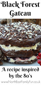 Black Forest Gateau Recipe - inspired by the 80's #RennieHappyEating