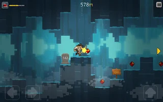 Screenshots of the Crevice hero for Android tablet, phone.