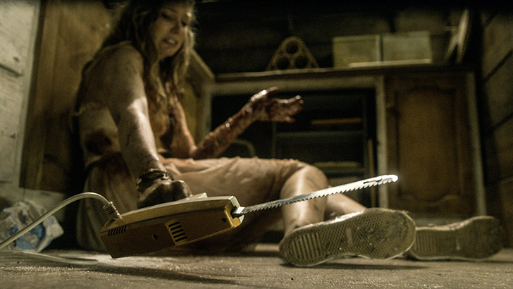 A atriz Elizabeth Blackmore como Natalie no filme 'A Morte do Demônio' (2013), de Fede Alvarez. Foto: TriStar Pictures - © 2012 Evil Dead LLC. All rights reserved