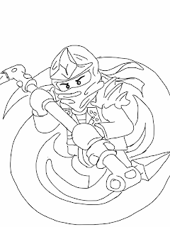 Lego Ninjago Kai Coloring Page