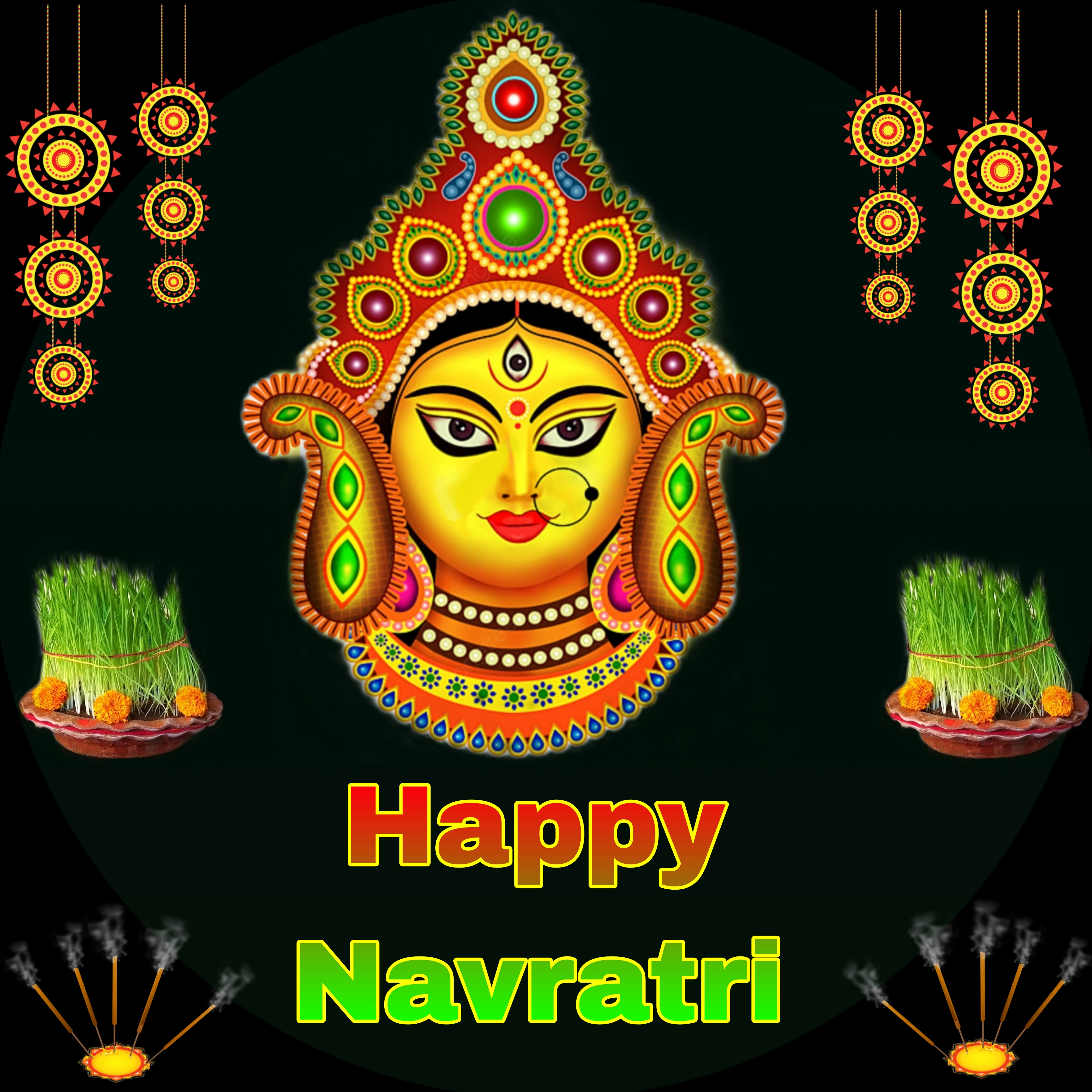 Sharad Navratri 25 September 2014 Facebook Greetings, WhatsApp HD, Images,  Wallpapers – BMS | Bachelor of Management Studies Unofficial Portal