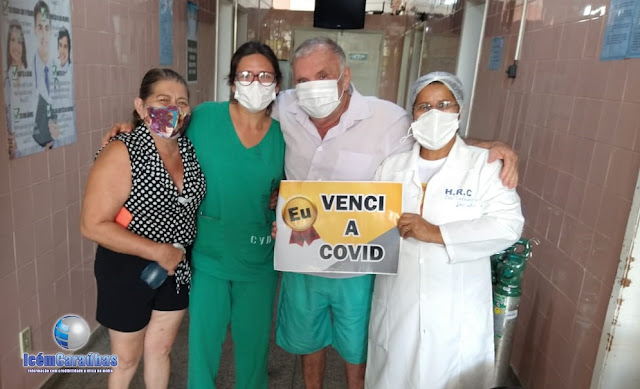 Caraubense 74 anos vence a Covid-19 e recebe alta médica no hospital de Caraúbas