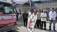 Kapolres Asahan Hadiri Pelepasan Pendistribusian Logistik Pemilu 2024