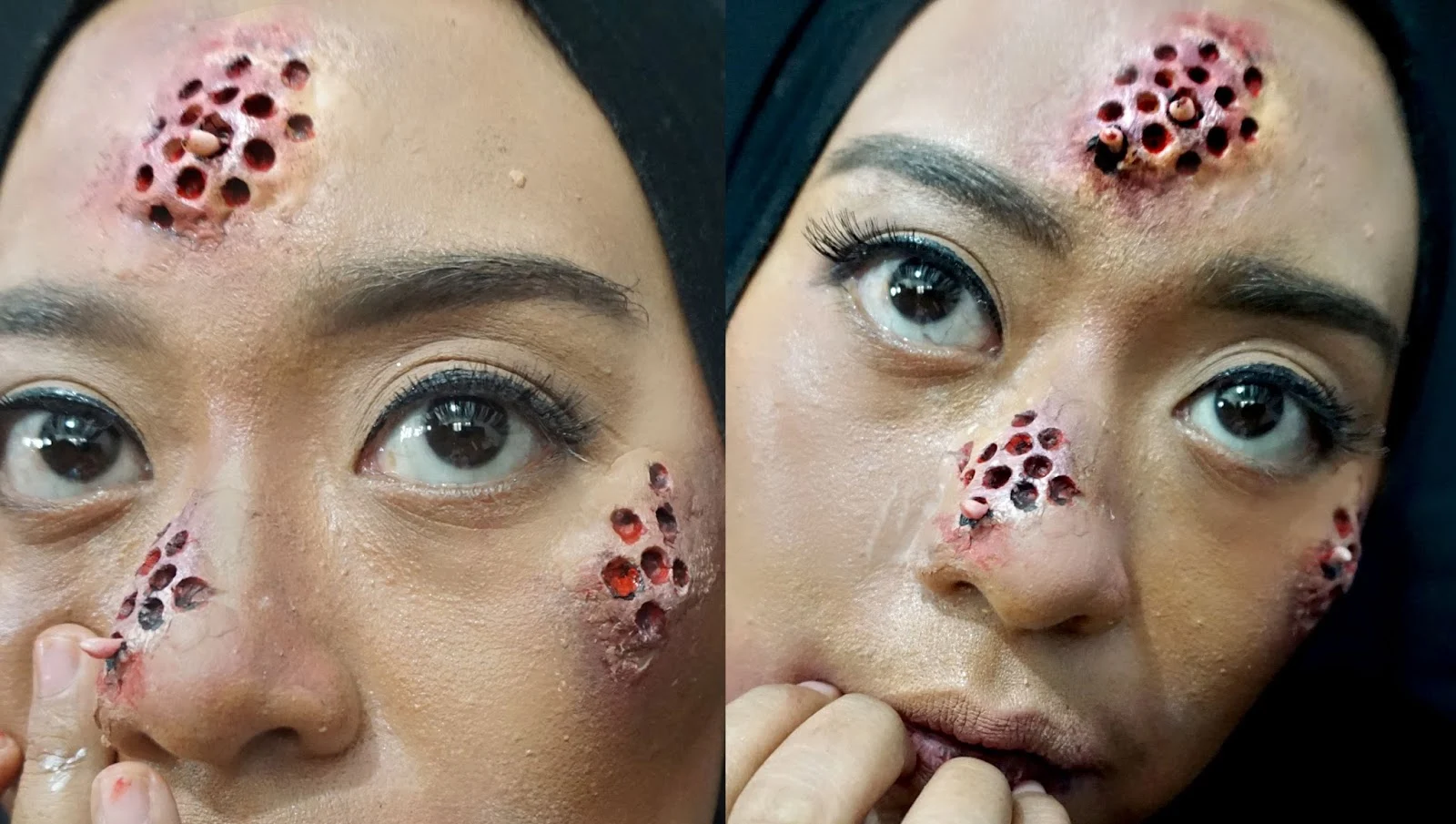 Ini Vindy Yang Ajaib Trypophobia SFX Makeup Tutorial By Inivindy