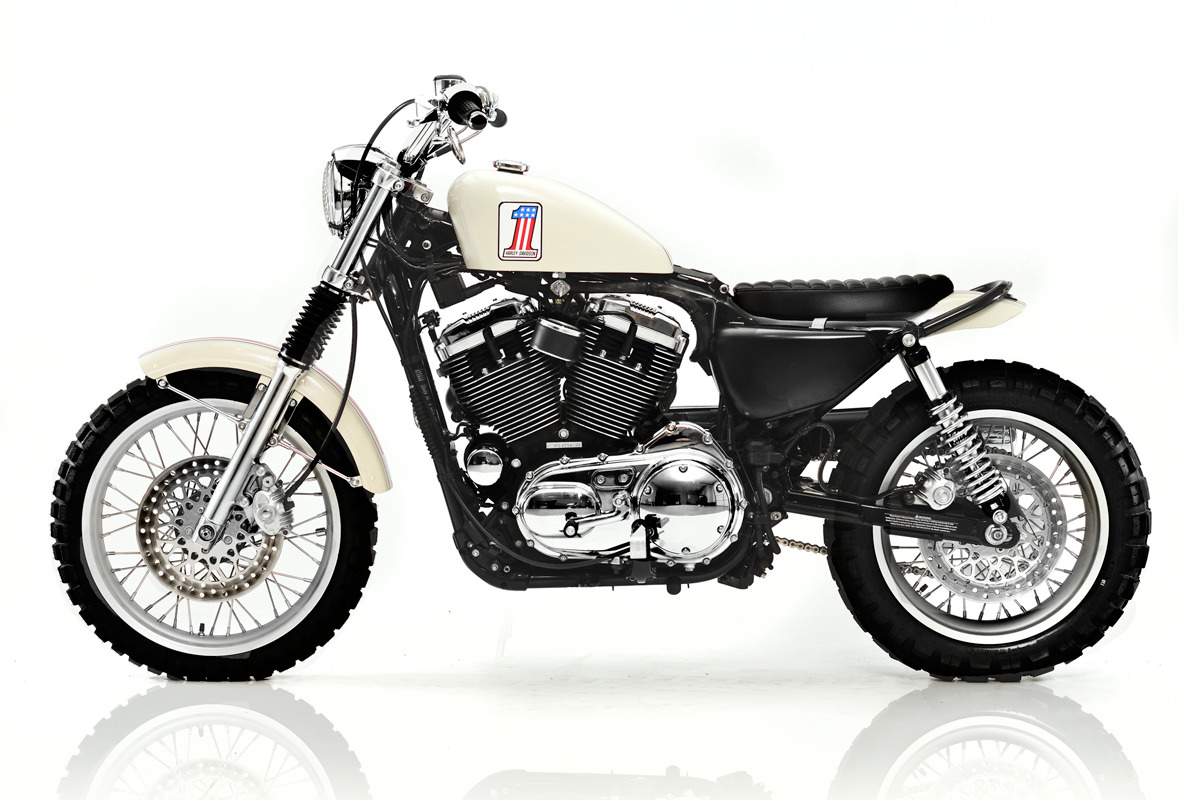 Motorcycle Modification Harley XL 1200C Scrambler By Hageman