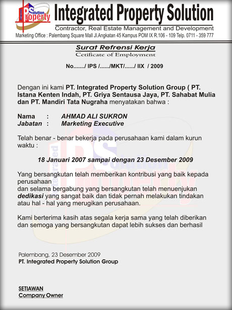 Surat Formal / Surat Resmi