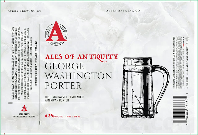 Avery George Washington Porter Coming To Ales Of Antiquity Cans