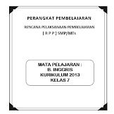 RPP K13 Mapel Bahasa Inggris Kelas 7 (Revisi)