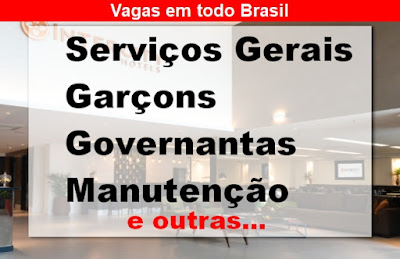 Rede de Hotéis abre mais de 140 vagas diversas cidades do Brasil