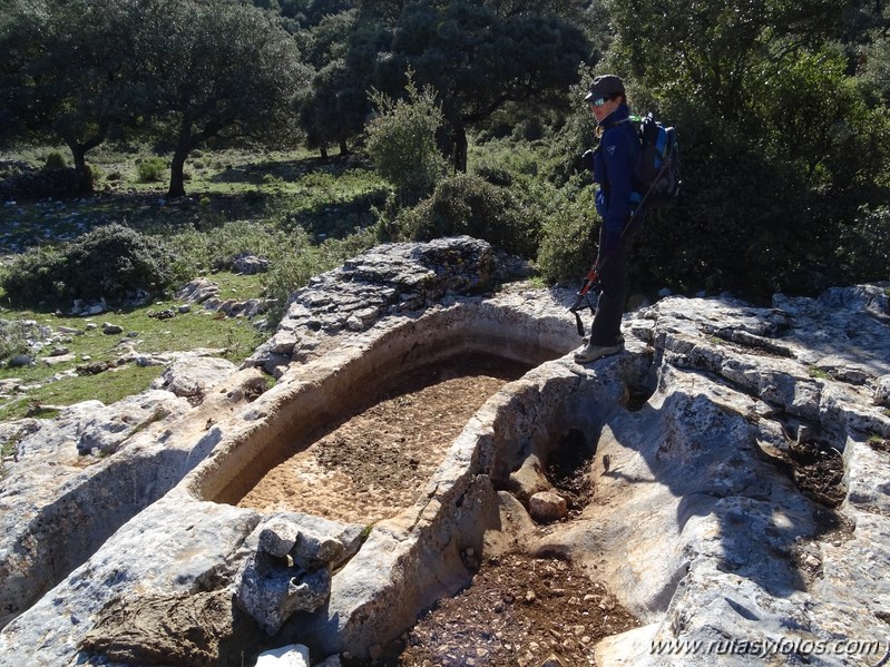 Los Lajares - Llanos de Zurraque - Cortijo del Mojon Alto - Cabeza de Caballo - Llanos del Republicano