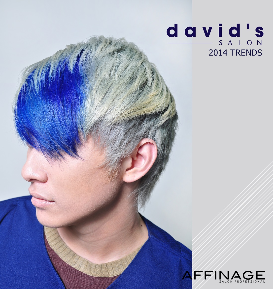 All about Hair for Men: BLUE HAIR COLOUR FOR MEN