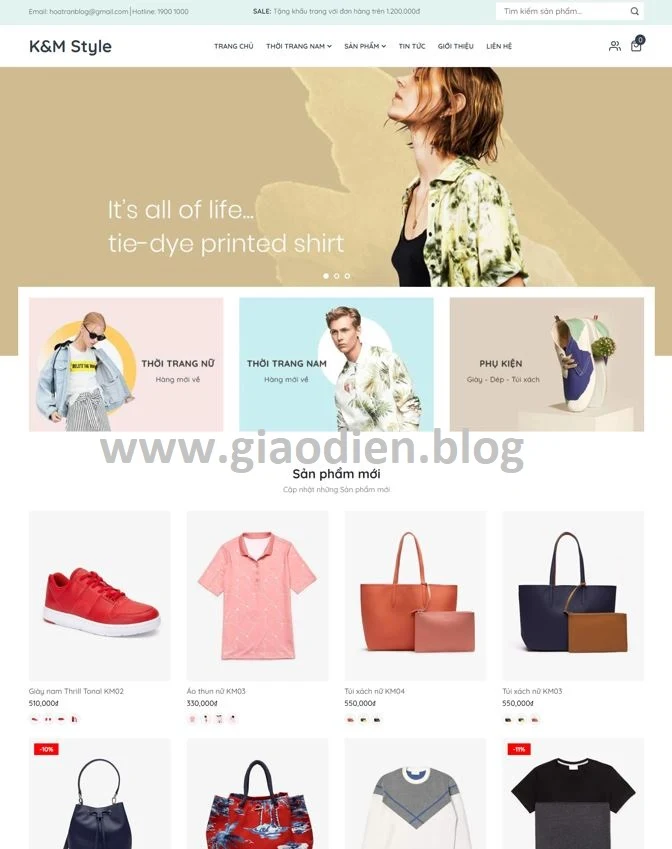 Share theme Blogger bán hàng thời trang