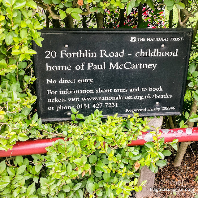 Casa de Paul McCartney em Liverpool