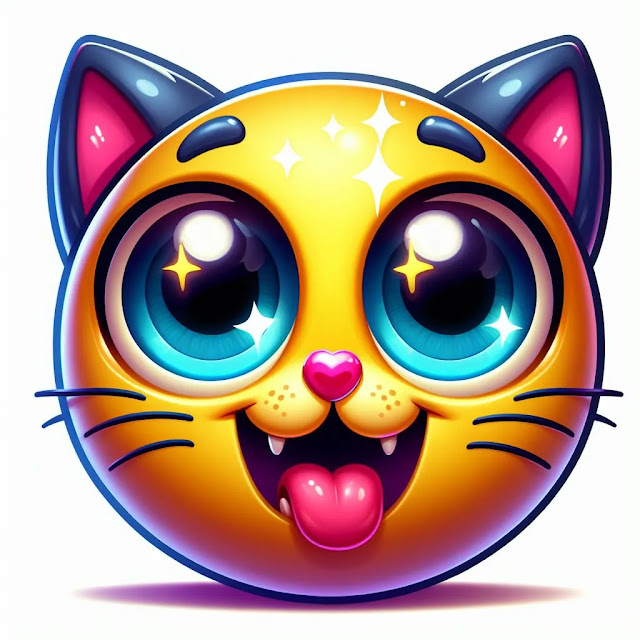 Mad Cat Emoji for free