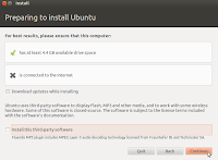 Preparing to install ubuntu 12.04