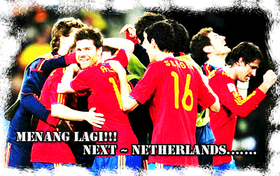 Spain menang lagi...