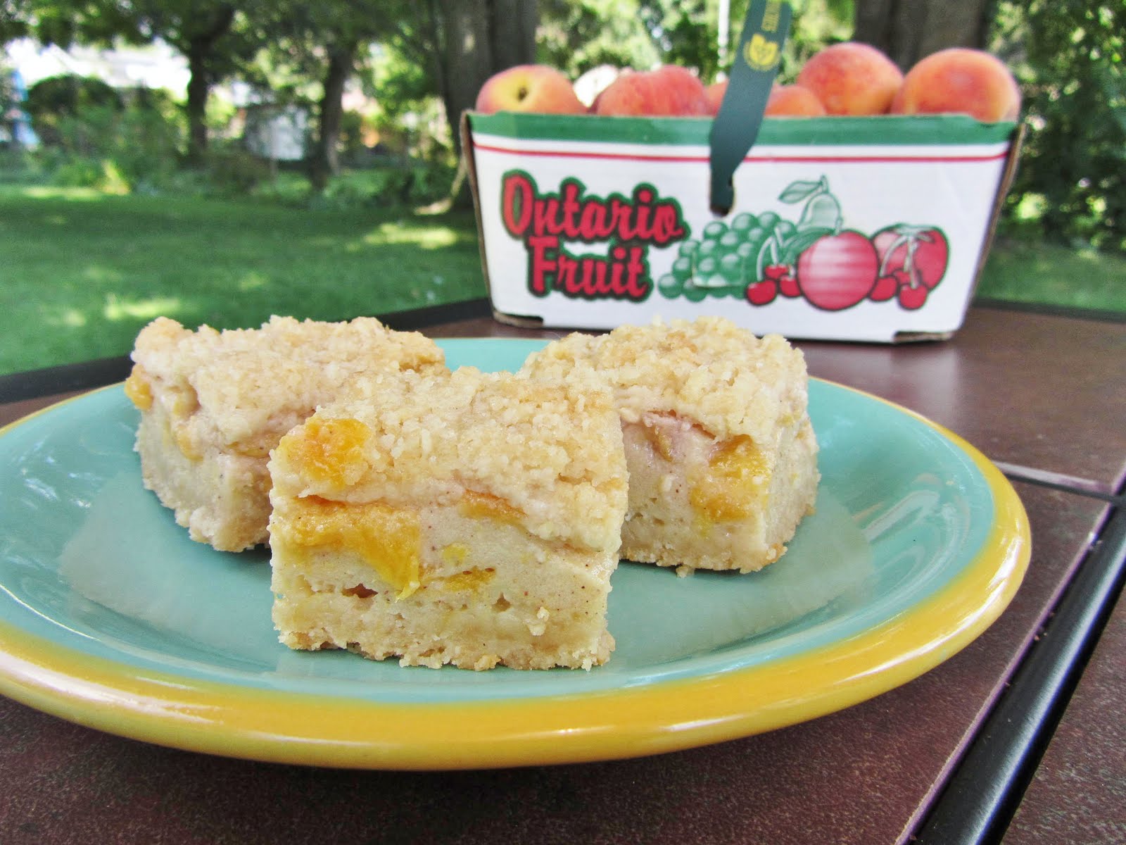 peach pie bars