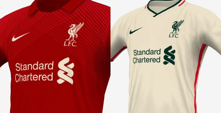 Using Leaked Colors Liverpool 20 21 Concept Home Away Kits Footy Headlines