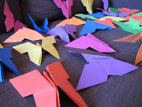 Decorazioni Battesimo Fai da Te: Farfalle di origami