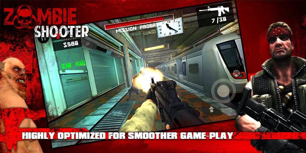 Zombie Shooter 3D v2.0 [Mod Money]