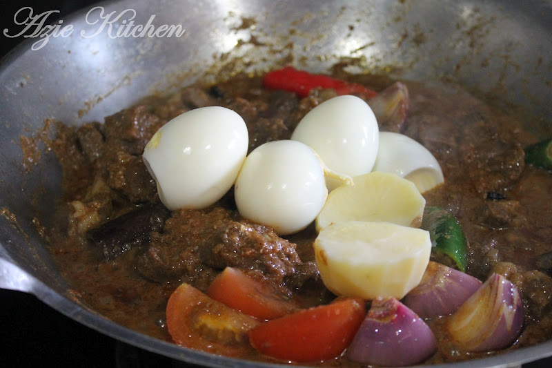 Beriani Daging Kambing - Azie Kitchen