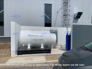 Dự án hóa hơi và bồn Oxy 1000L, Co2 800L cấp cho nhà máy oxy Bình Minh Vĩnh Long