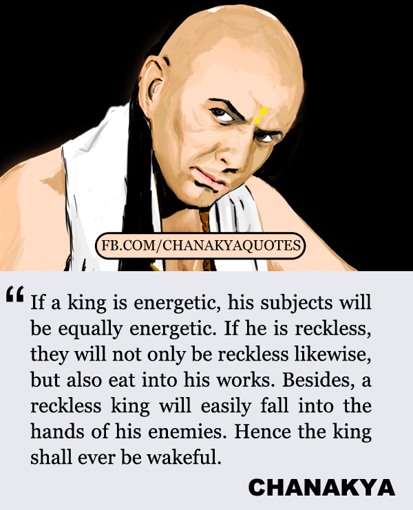 Chanakya Quotes for Indian Prime Minister Narendra Modi