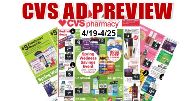 CVS Weekly Ad 4-19-4-25