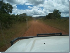 Very nice dirt road to falls comp