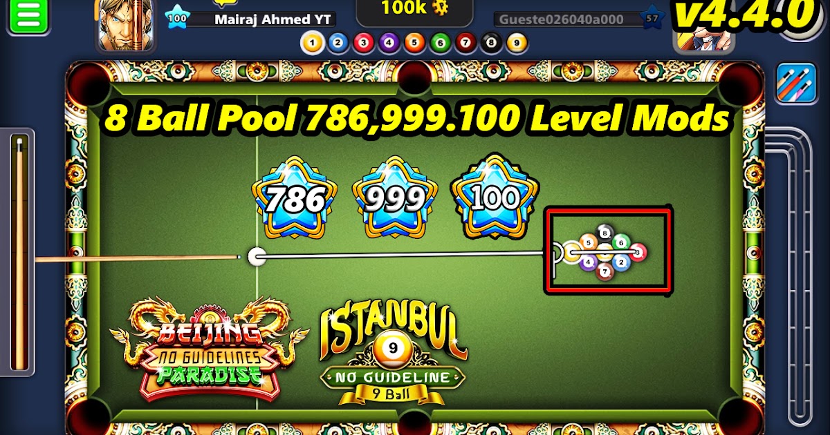8 Ball Pool 786 Level Mod 4 4 0 Mairaj Ahmed Mods